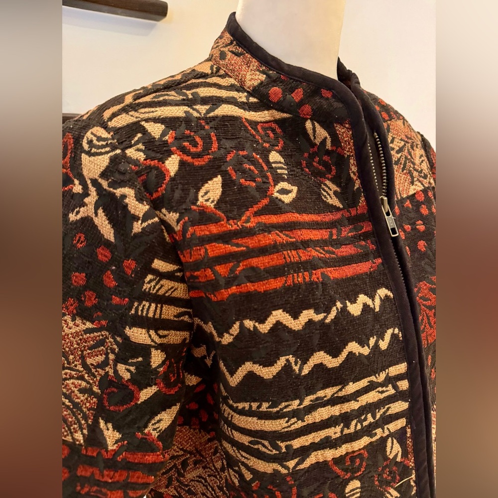 Boho Tapestry Jacket, Size L - Picture 4 of 12